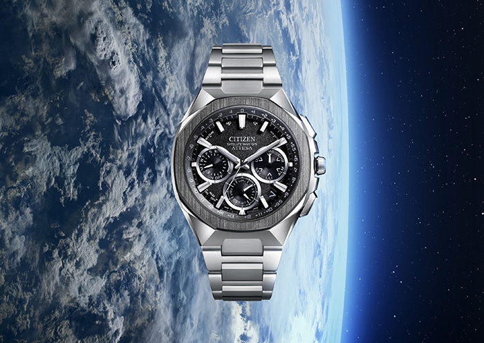 エコ・ドライブGPS衛星電波時計の最上位ムーブメントF950 キービジュアル