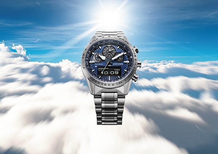 『シチズン プロマスター』エコ・ドライブ コンビネーションウオッチ
JV2000-51L メインビジュアル