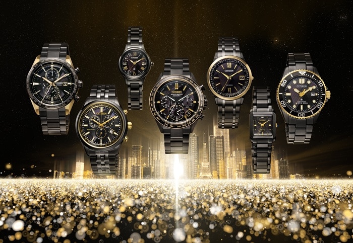 「LIGHT in BLACK」Eco-Drive 50th Anniversary Edition メインビジュアル
