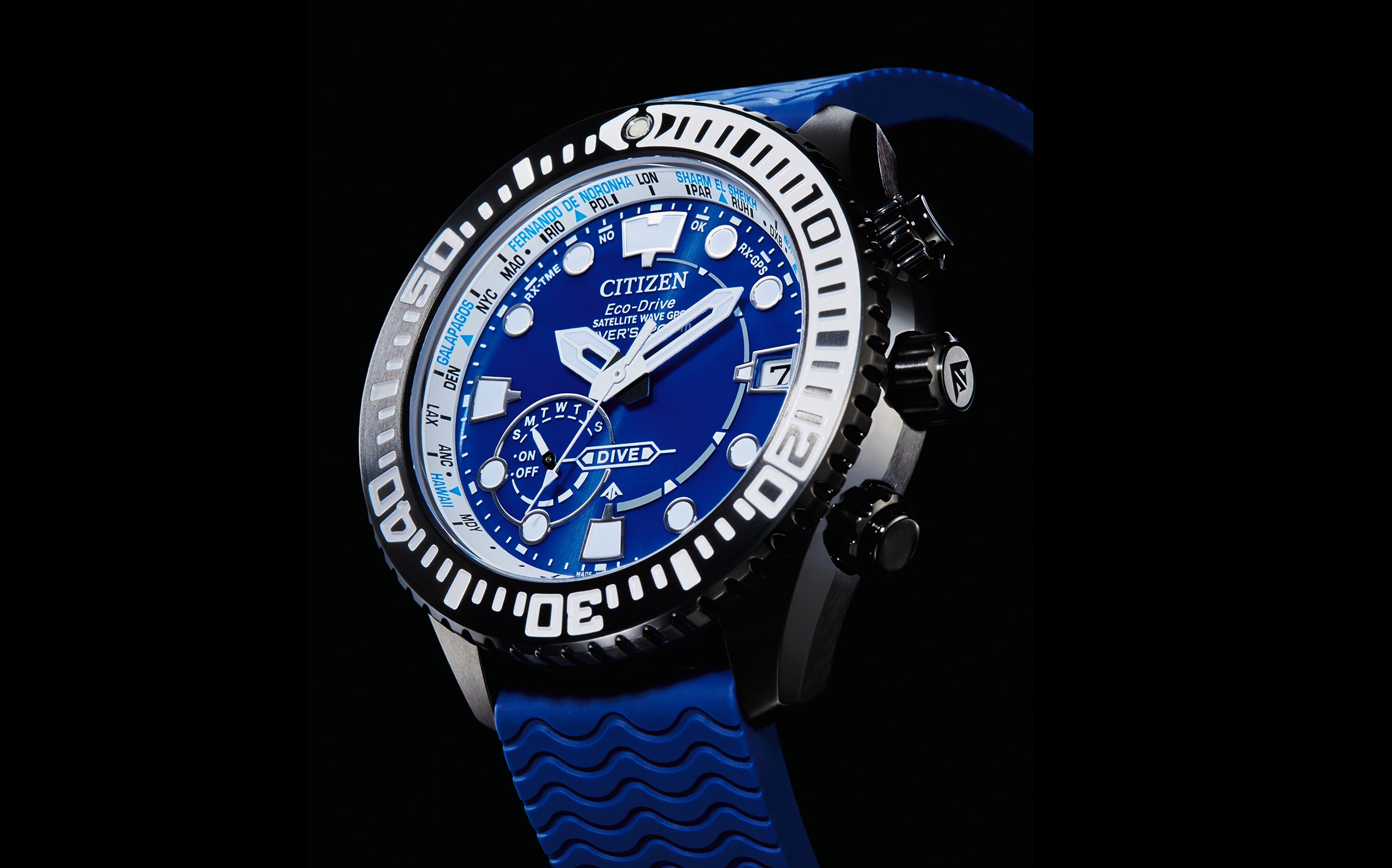 SATELLITE WAVE GPS DIVER 200m