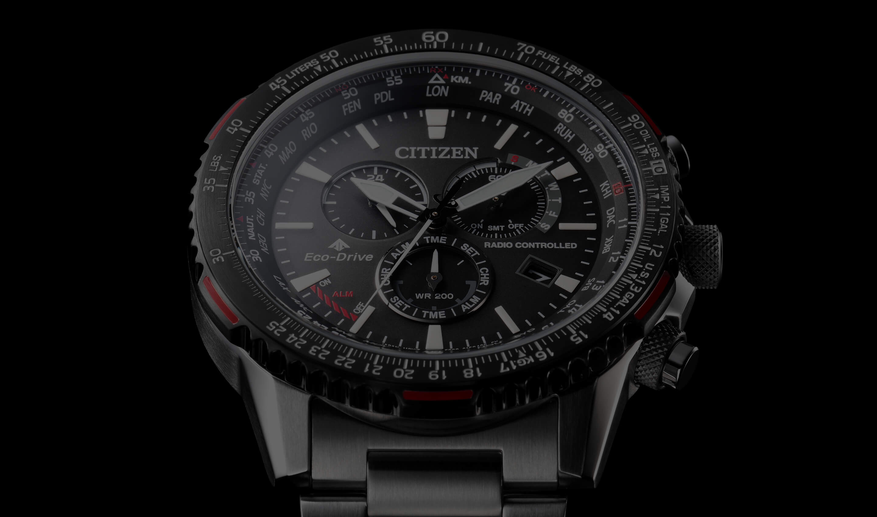 Eco-Drive GLOBAL RADIO-CONTROLLED