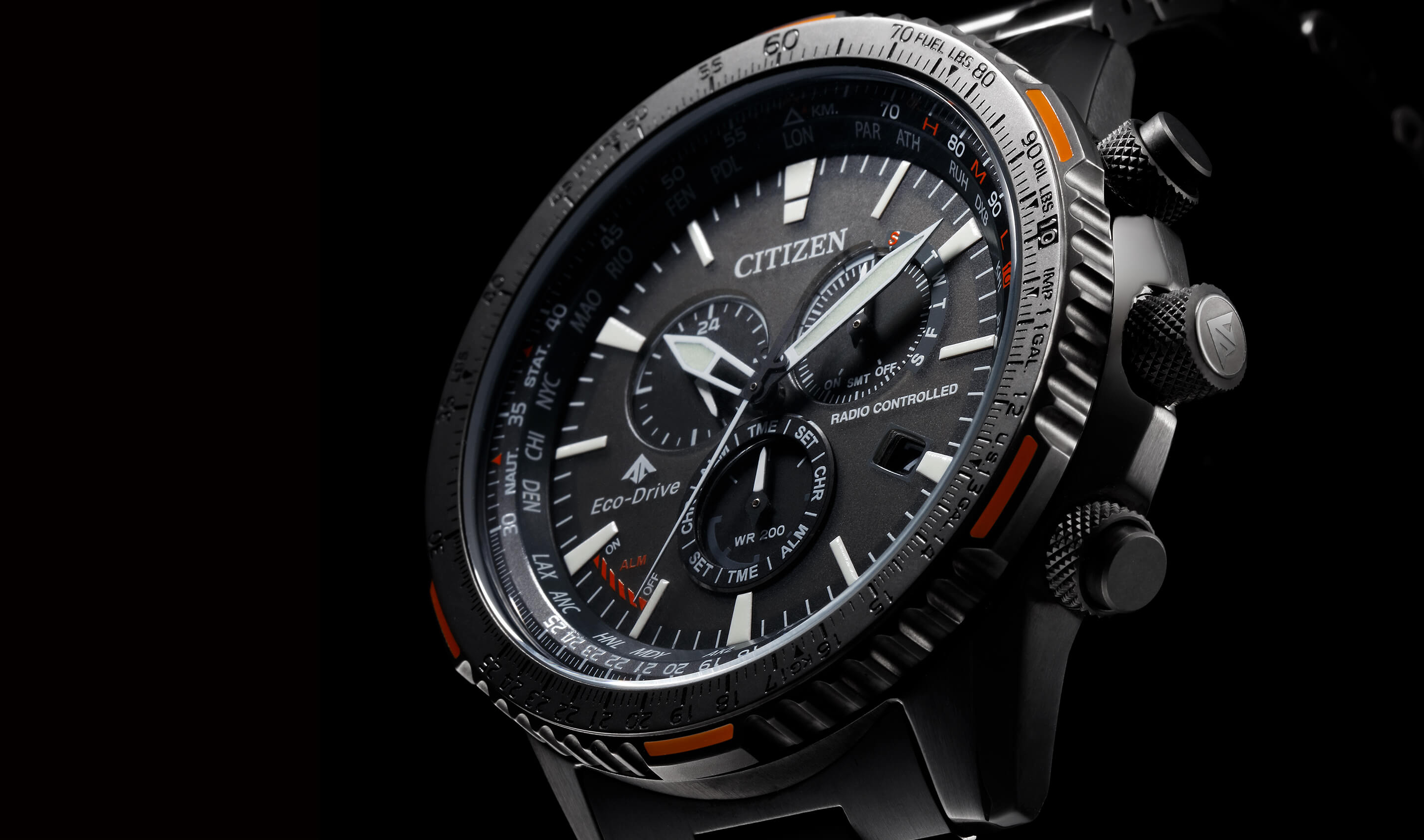 Eco-Drive GLOBAL RADIO-CONTROLLED