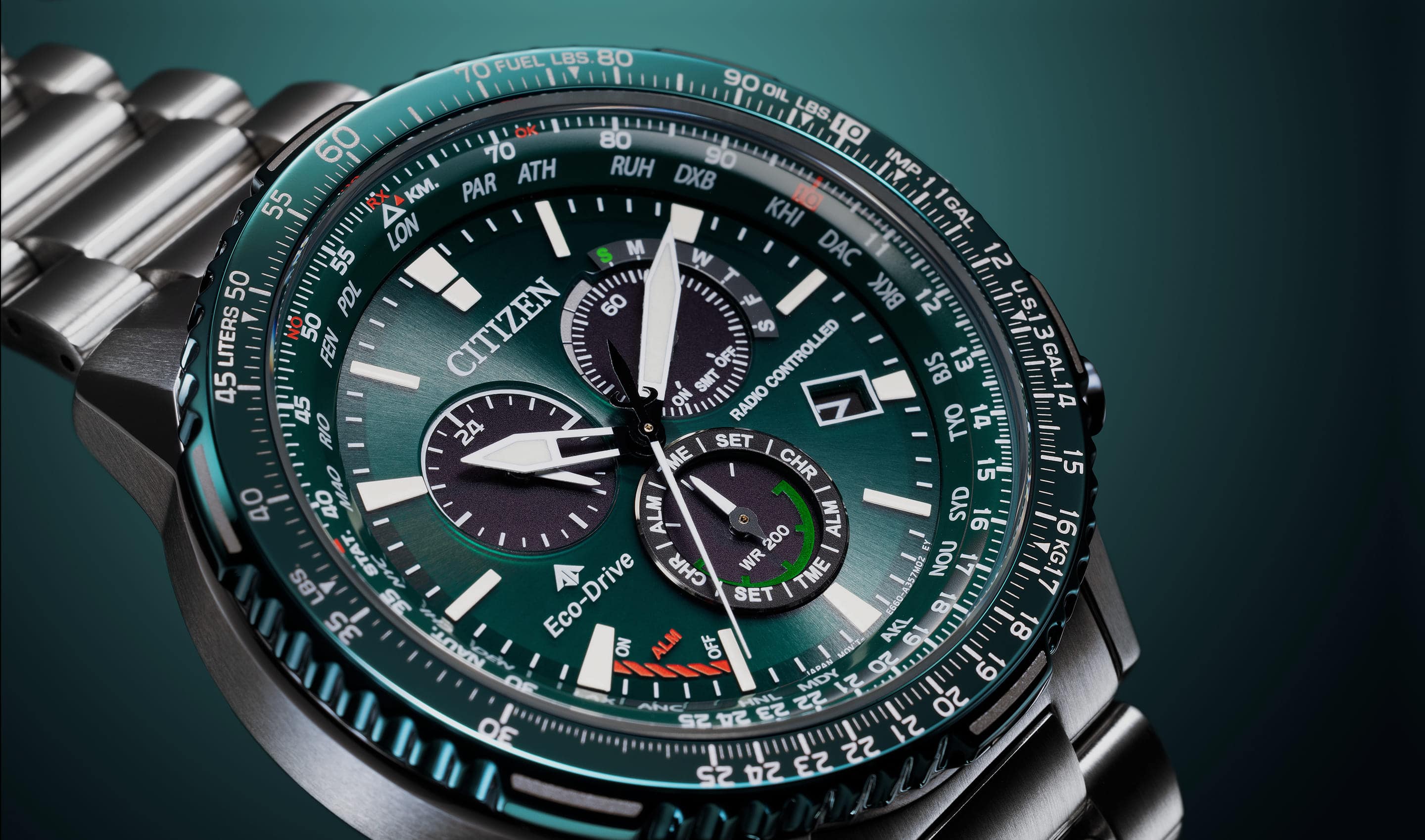 Eco-Drive GLOBAL RADIO-CONTROLLED