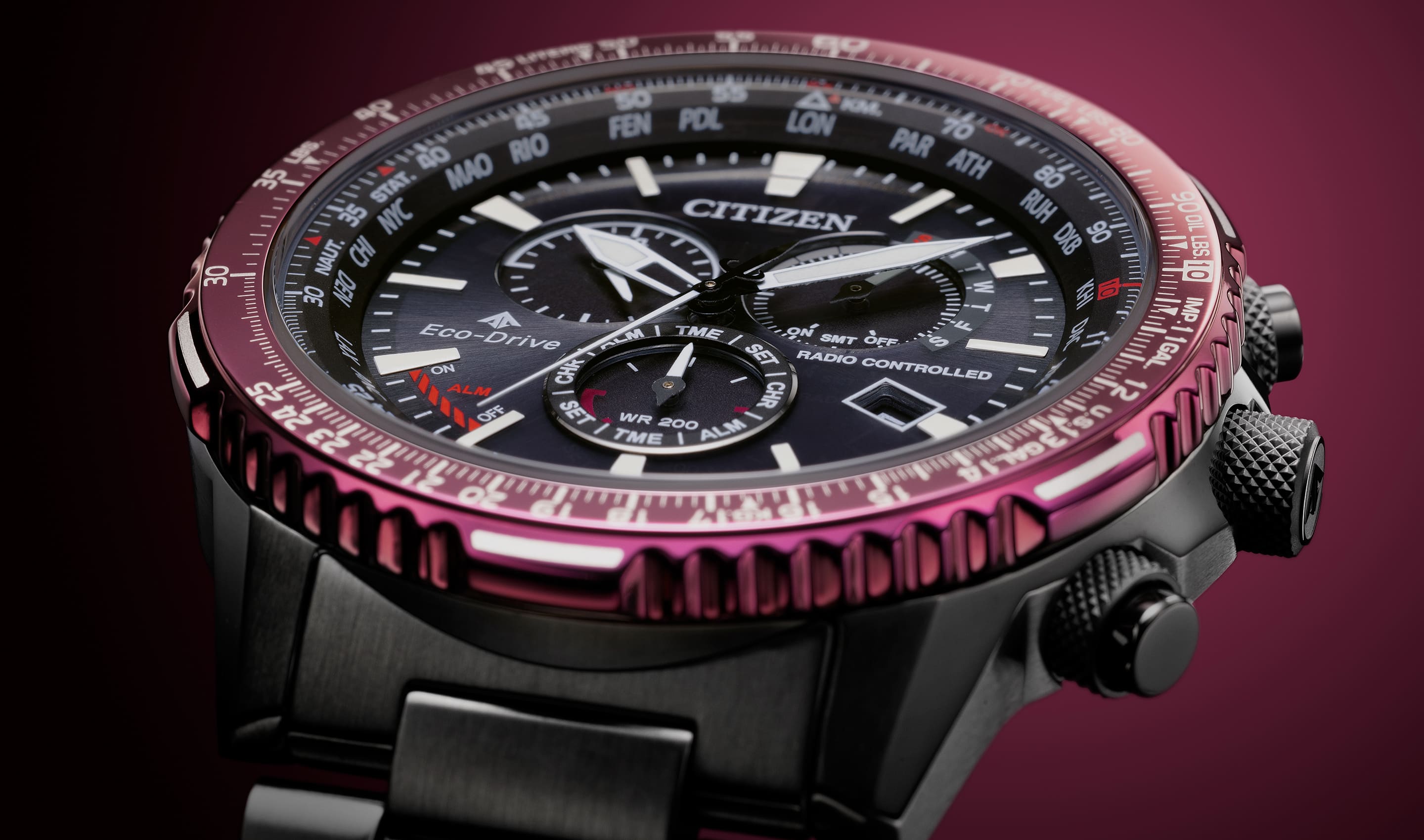 Eco-Drive GLOBAL RADIO-CONTROLLED