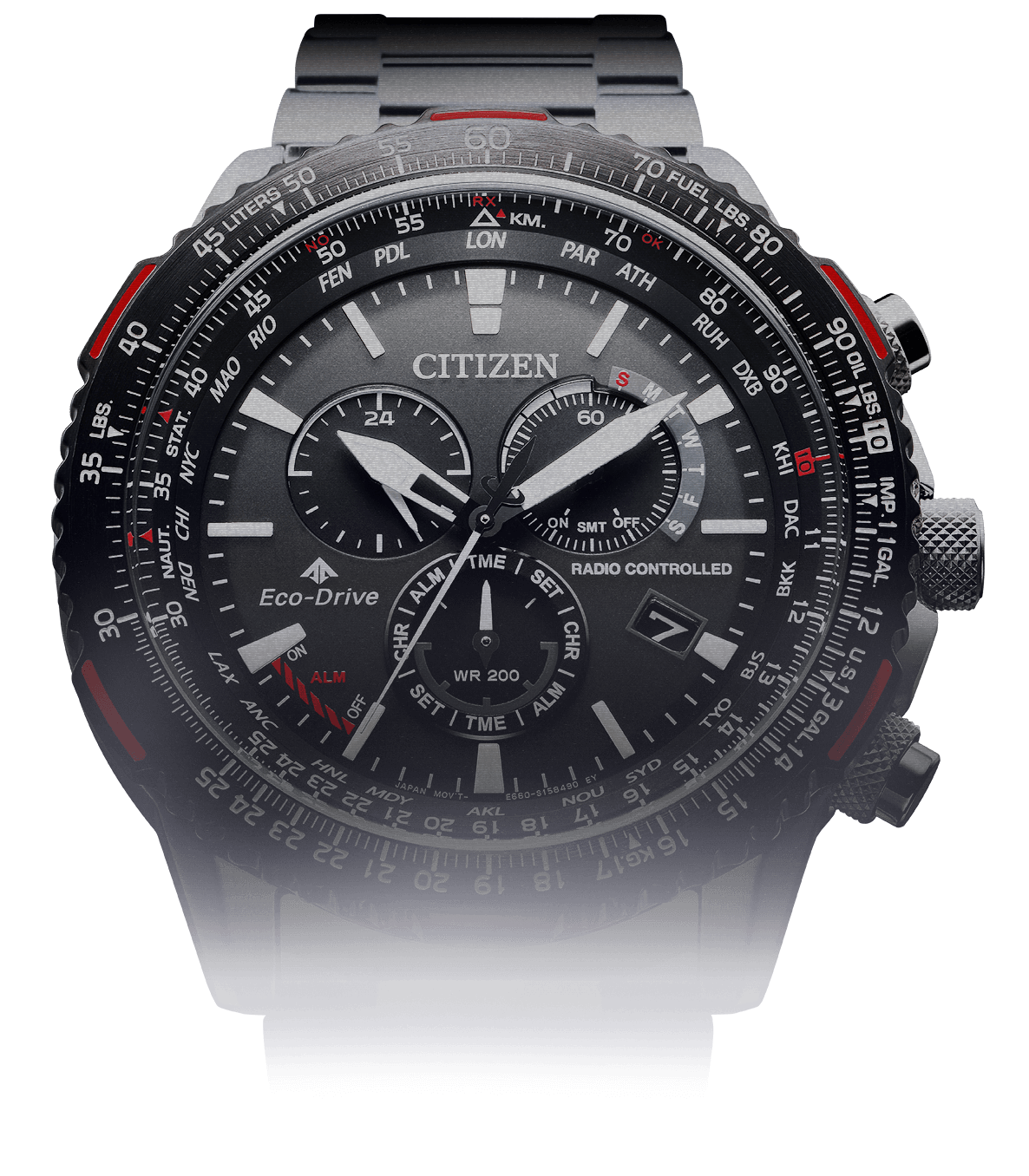 Eco-Drive GLOBAL RADIO-CONTROLLED