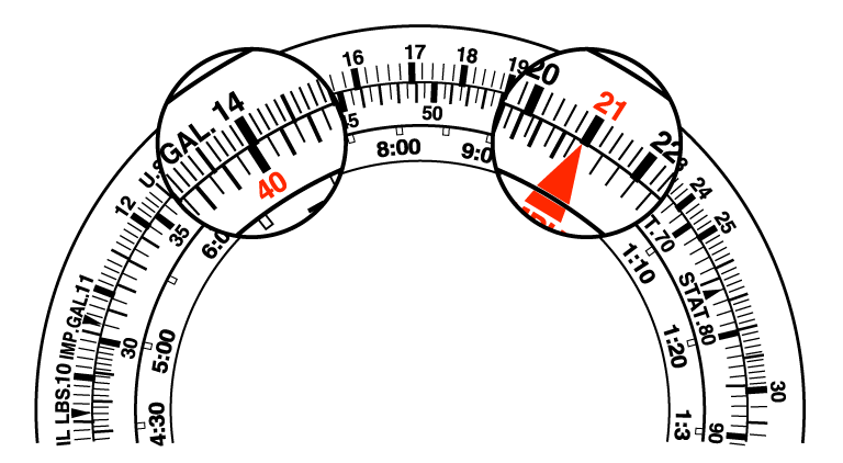 飛行距離の計算