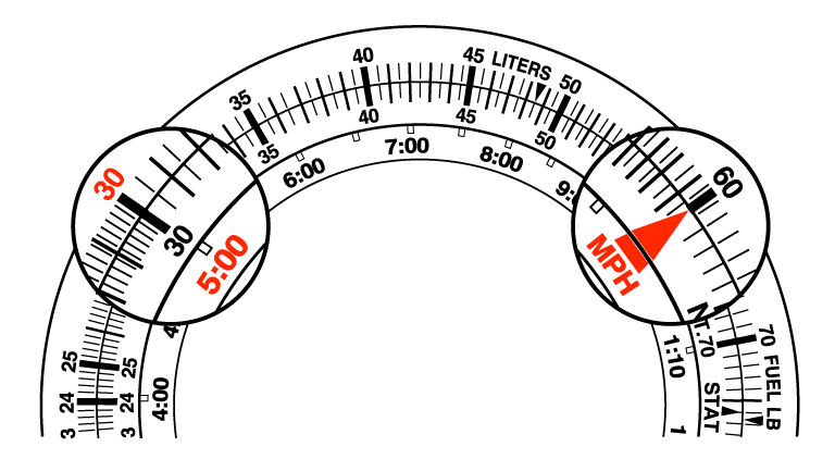 燃料消費率(時間当たり消費量)の計算