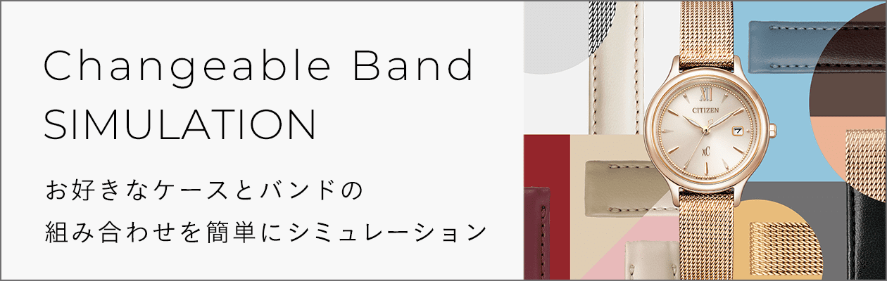 Changeable Band Simulation お好きなケースとバンドの組み合わせを簡単にシミュレーション